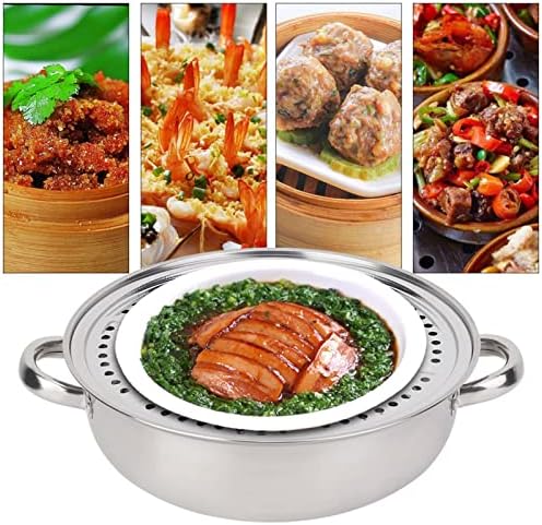 28CM Stainless Steel Single Layer Steamer Pot Delicious Cooking Made Easy
