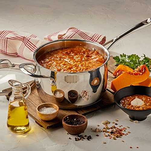 Swiss Diamond Stainless Steel Saucepan with Lid