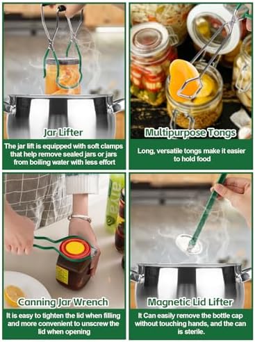 Kalolary 19-Piece Canning Starter Kit for Home Use