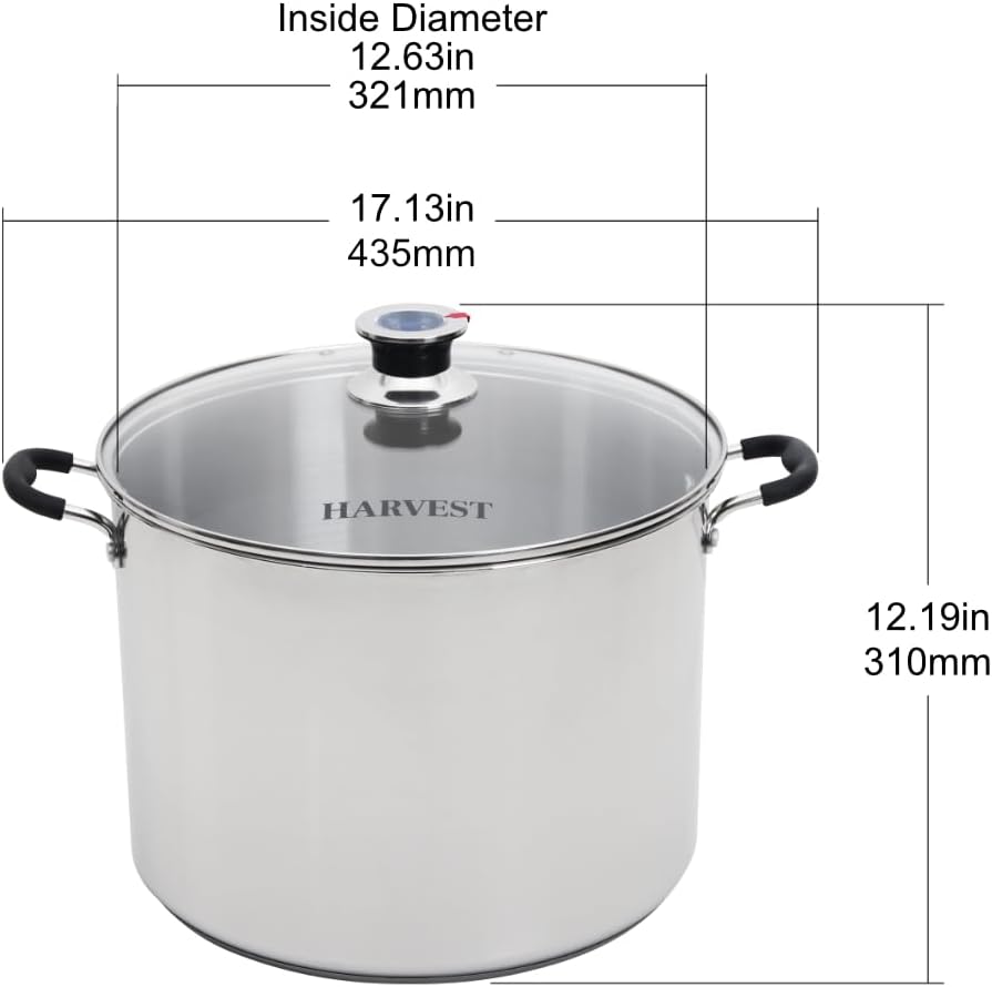 Harvest 20 Qt Canning Pot with Rack and Tools
