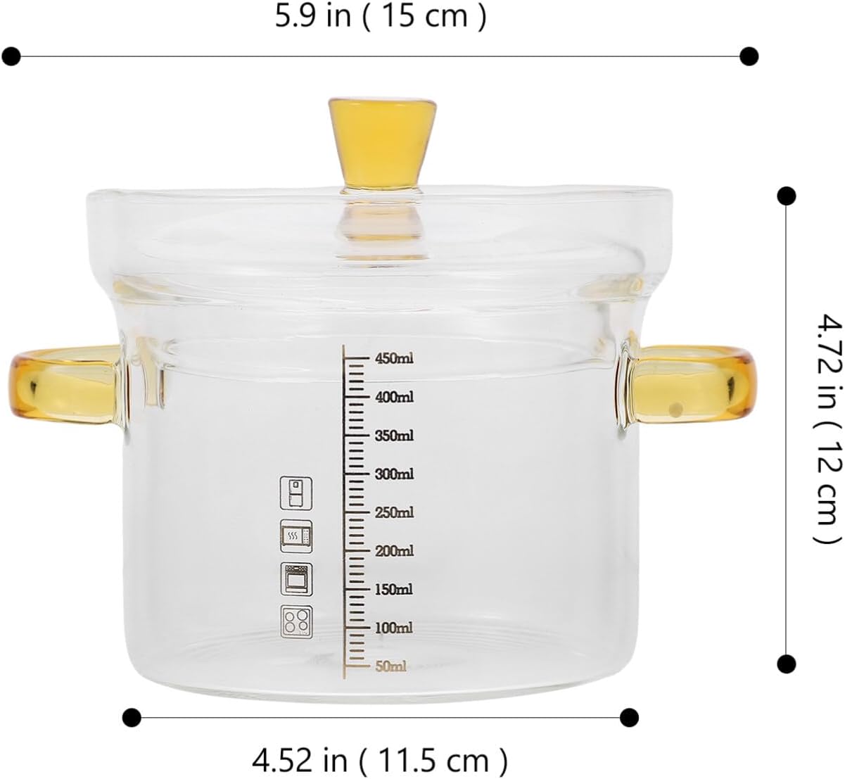 Premium Glass Stovetop Pot
