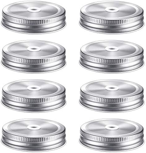 Experience perfect storage with our 8-piece mason jar lid set