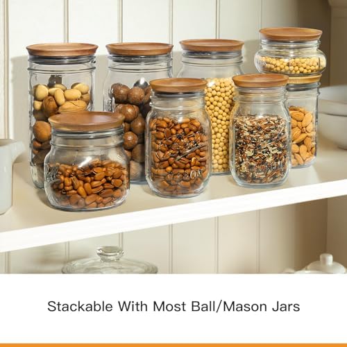 Reusable Storage Lids for Mason Jars Silicone seal Airtight