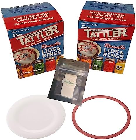 SUNIVALE Reusable Canning Lids Bundle 1