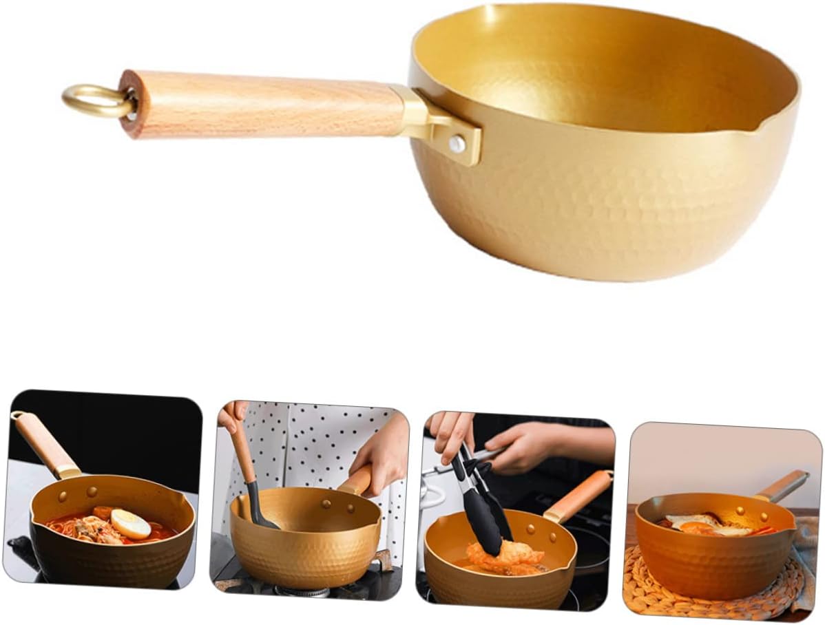 Ergonomic Non-Stick 18cm Milk Pan for Cooking