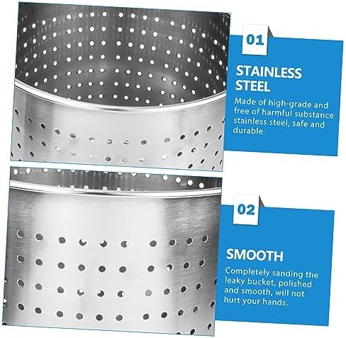 BESTonZON 10-in-1 Stainless Steel Stockpot with Mesh Screen