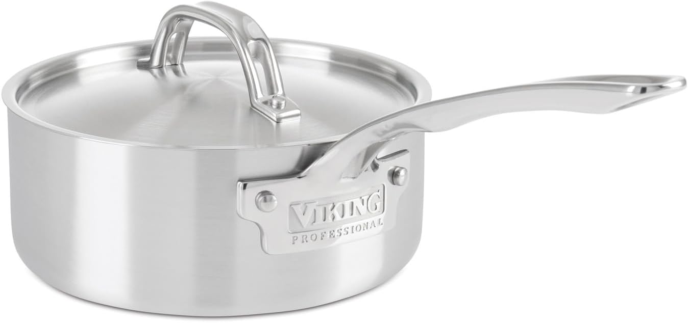 Viking Professional 5-Ply Stainless Steel Saucepan 2 Quart
