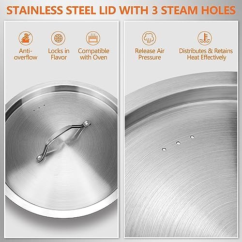 24-Quart Stainless Steel Stock Pot