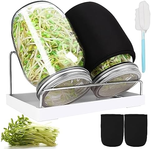 High-Quality Sprouting Jar Kit for Broccoli Alfalfa Mung Bean Seeds