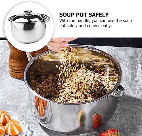 Zerodeko Stainless Steel Stock Pot With Lid