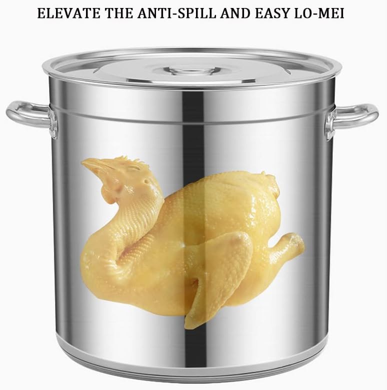 AIZYR 63Qt Stainless Steel Stockpot