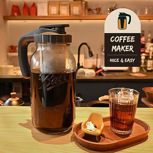 Wide Mouth Mason Jar Pour Spout Lids Durable Glass enacted
