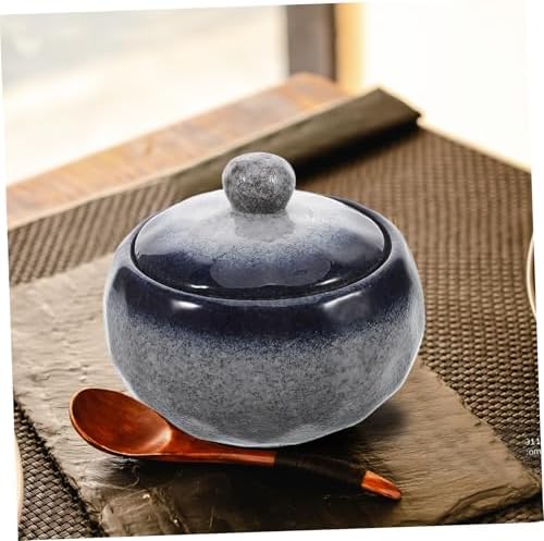 Cabilock Japanese Ceramic Stew Pot with Lid Pattern