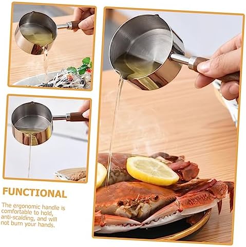 Sturdy Stainless Steel Saucepan with Handle for Kitchen Use