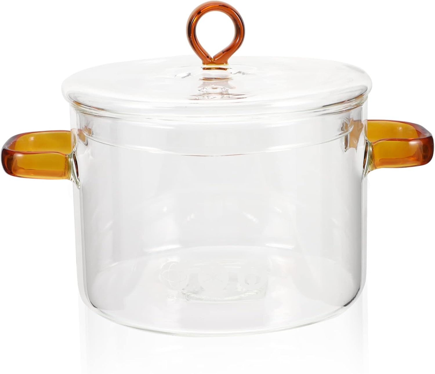 Double Handle Glass Soup Pot