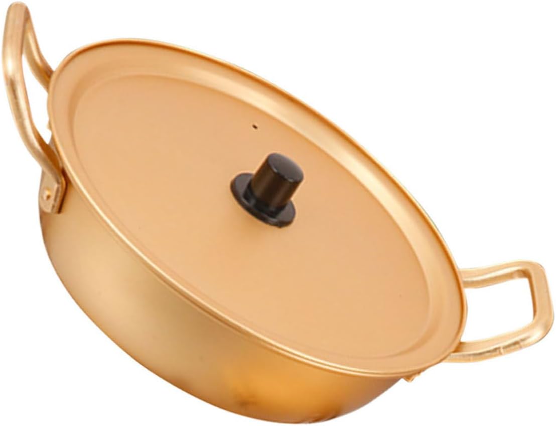 ABOOFAN Aluminum Instant Noodle Stock Pot with Lid