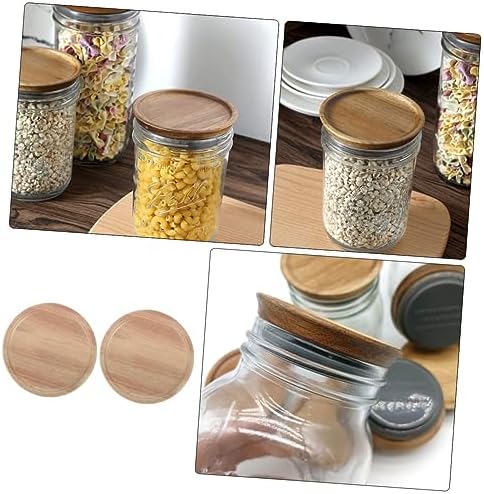 Perfect Silicone Wooden Jar Lids for Airtight Storage