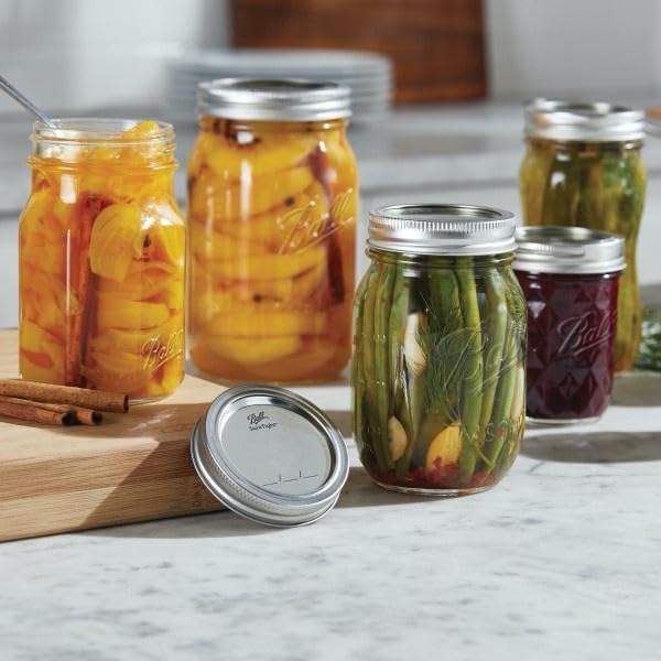 12-Piece Wide Mouth Quart Jar Case