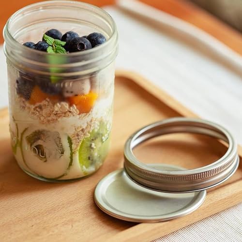 Wide Mouth Mason Jars 16 oz Canning More 6-Pack
