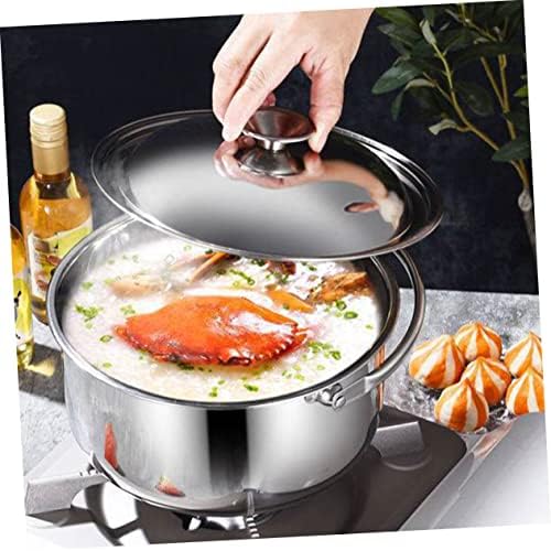 Cozy Multi-Purpose Stainless Steel Cooking Pot and Serving Bowl