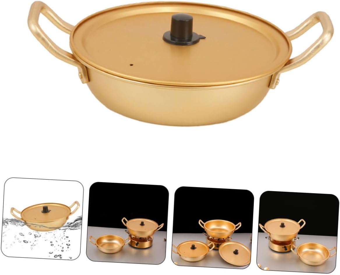 ABOOFAN Aluminum Instant Noodle Stock Pot with Lid