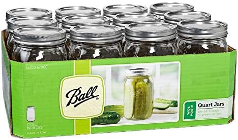 Ball 12-Pack Clear Glass Mason Jars Set