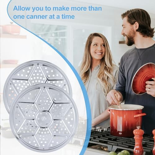 2Pcs Pressure Canner Rack Premium Stainless Steel Canning Racks for Pressure Cooker
