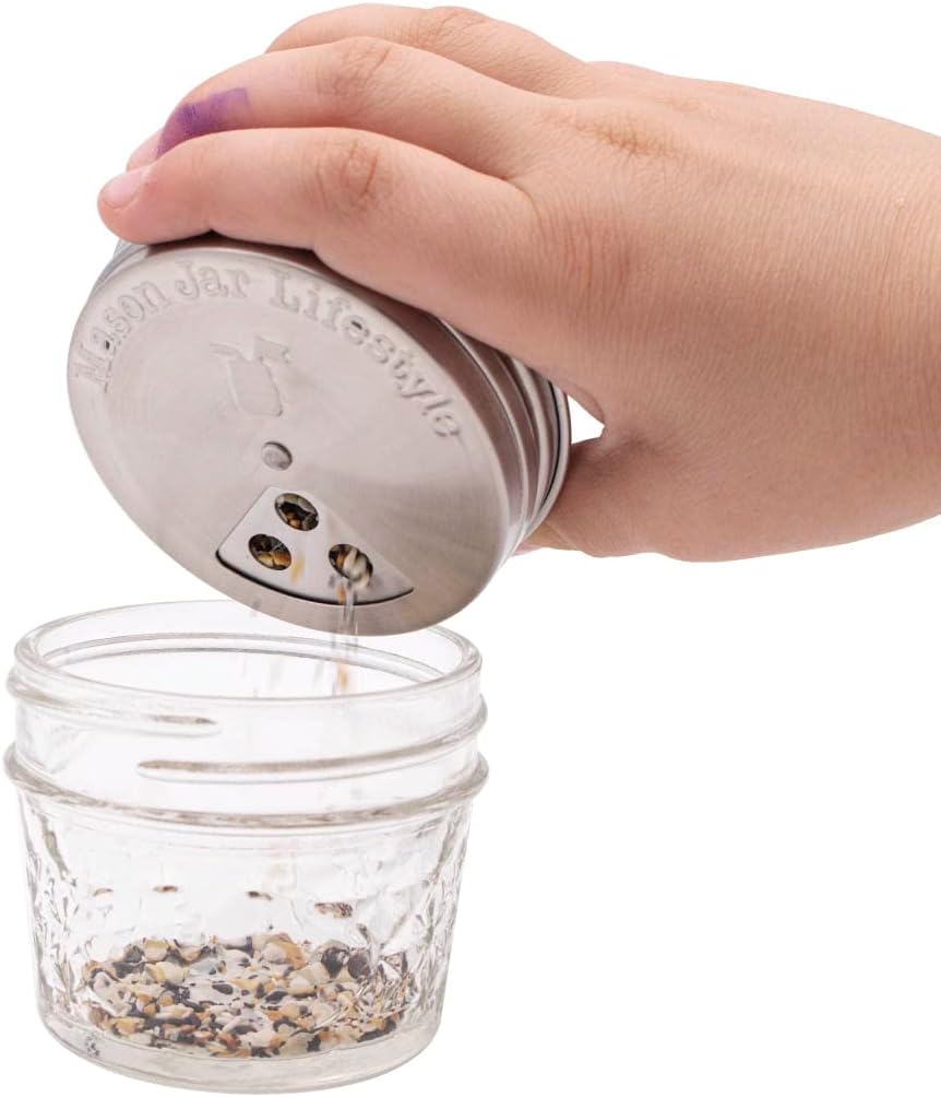 Adjustable Mason Jar lids by Mason Jar Lifestyle