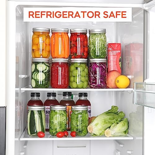 High-Quality 15-Pack Mason Jars for Canning Storage and Fermenting