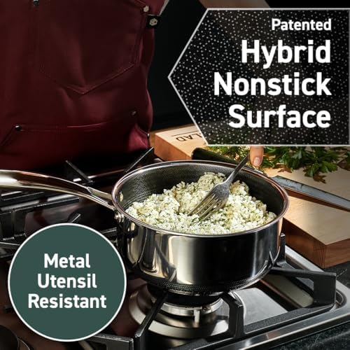 Get Cooking Easy with HexClad Hybrid Saucepan