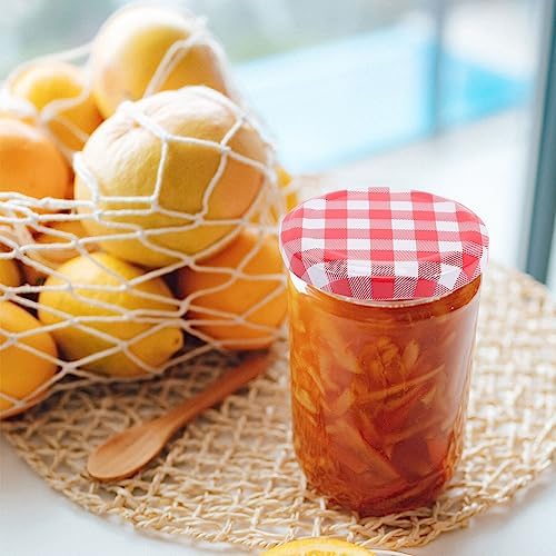 Luxshiny 40pcs Wide Mouth Mason Jar Lids 63mm