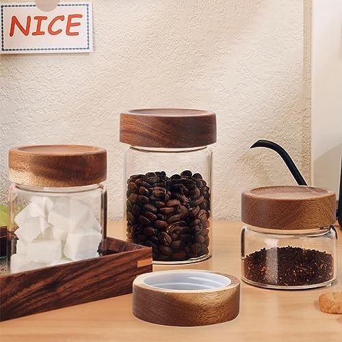 BENECREAT 4PCS Wooden Mason Jar Lids 25 Inch