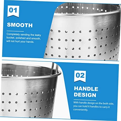 BESTonZON 10-in-1 Stainless Steel Stockpot with Mesh Screen