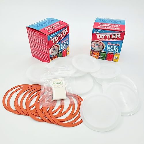 SUNIVALE Reusable Canning Lids Bundle 1