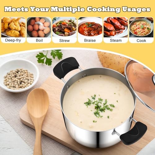 Elegant 4-Quart Stock Pot