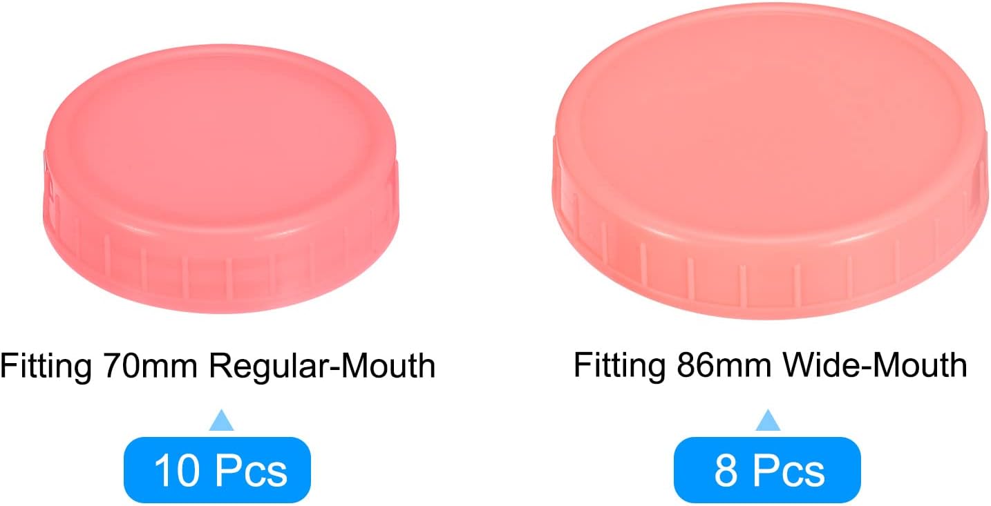 18-Piece Mason Jar Lids - Perfect for Canning Storage More