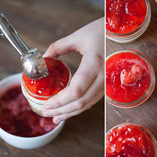 Accguan 40-Piece Mason Jars Silver Lids Durable Lab Certified