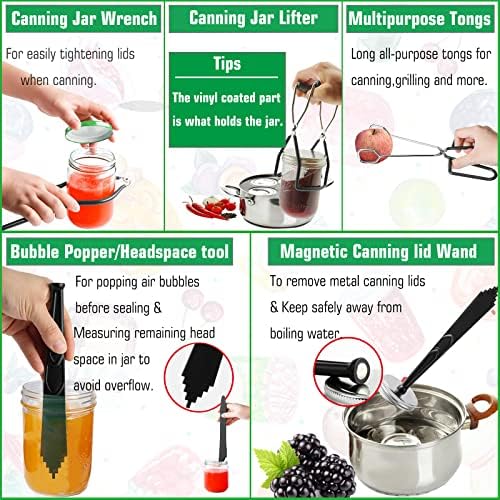 LEONICE Canning Supplies Kit for Home Best Fit