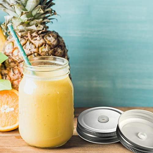 Experience perfect storage with our 8-piece mason jar lid set