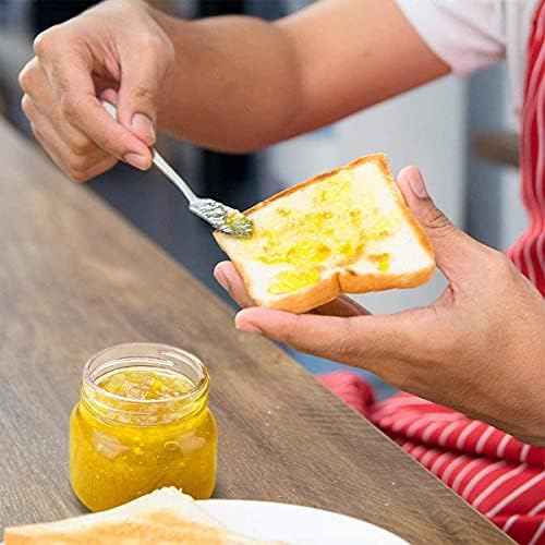 8 oz Mason Jars Clear Glass Lid with Metal