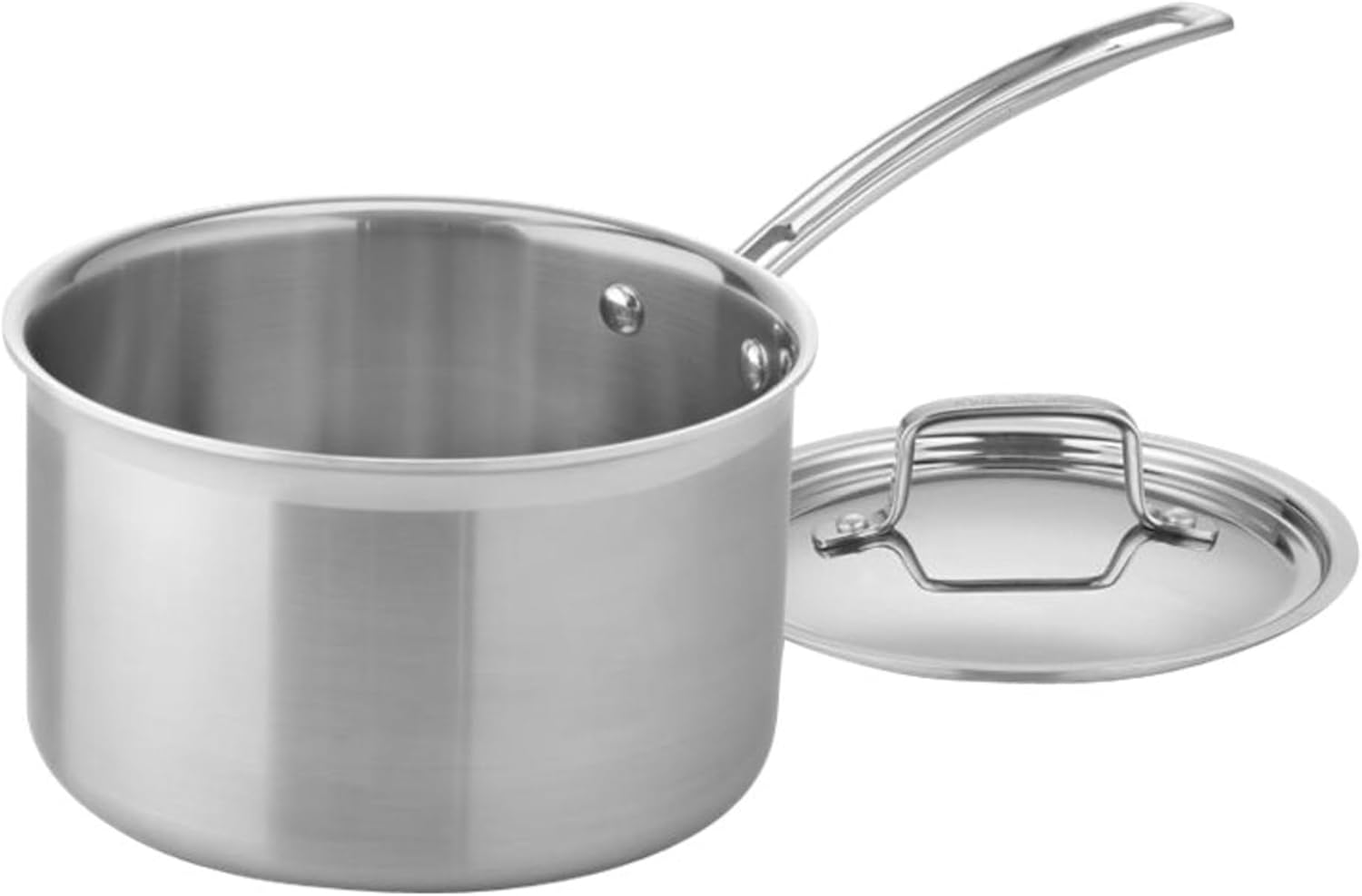 4-Quart Stainless Steel multiclad skillet with cover