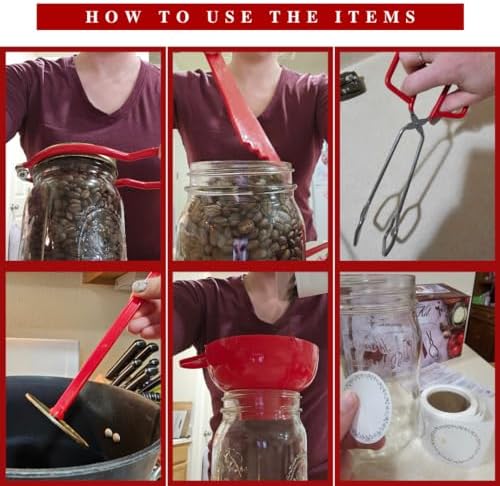 Hill Hjem 9-in-1 Canning Supplies Starter Kit