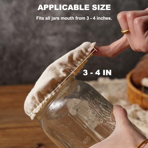 FyndraX 5-Pack Cloth Lids for Fermentation