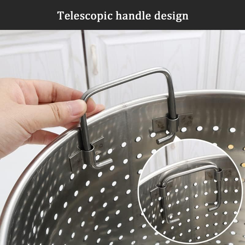Stockpot 27Qt for simmering soups boils stews with metal handles