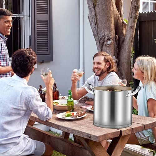 High-Quality Stainless Steel Stock Pot Durable Versatile
