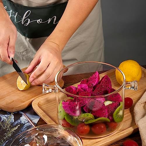 Fast-Secure Fine Glass Cooking Pot 15L