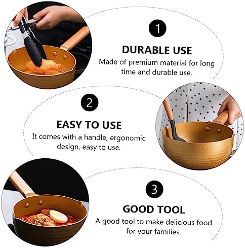 Non-stick Ergonomic sauc pot with double diversion trench
