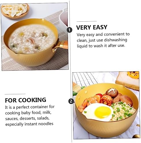 PRETYZOOM Ergonomic Handle Non-Stick Saucepan for Easy Pouring and Cleaning