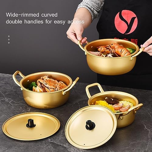 UNbit Korean Ramen Stockpot Sturdy Nonstick Pot 16cm for Cooking Dishes