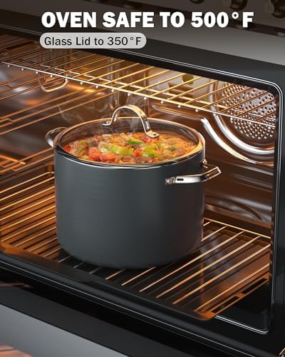 8-Quart Stockpot with Glass Lid